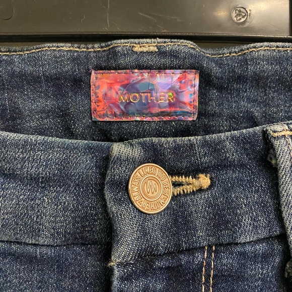 MOTHER Denim The Looker Ankle Fray Jeans Size 26 - Picture 5 of 12